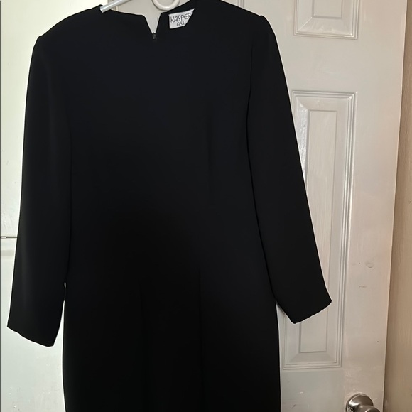 Kasper Black Long Sleeve Sheath Dress for Work - Picture 1 of 1